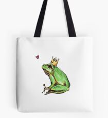 Froggy Prince Tote Bag