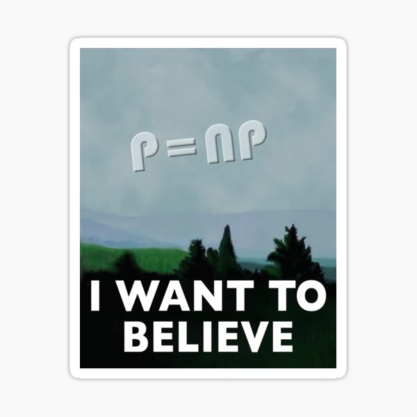 I Want to Believe Sticker