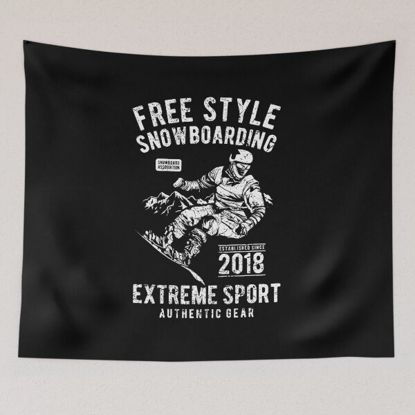 Item preview, Free Style Snowboarding designed and sold by ArtemNovus.