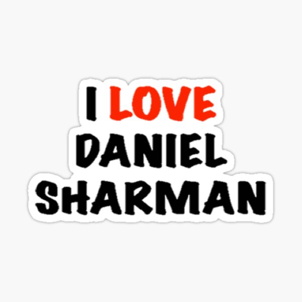 I Love Daniel Stickers Redbubble