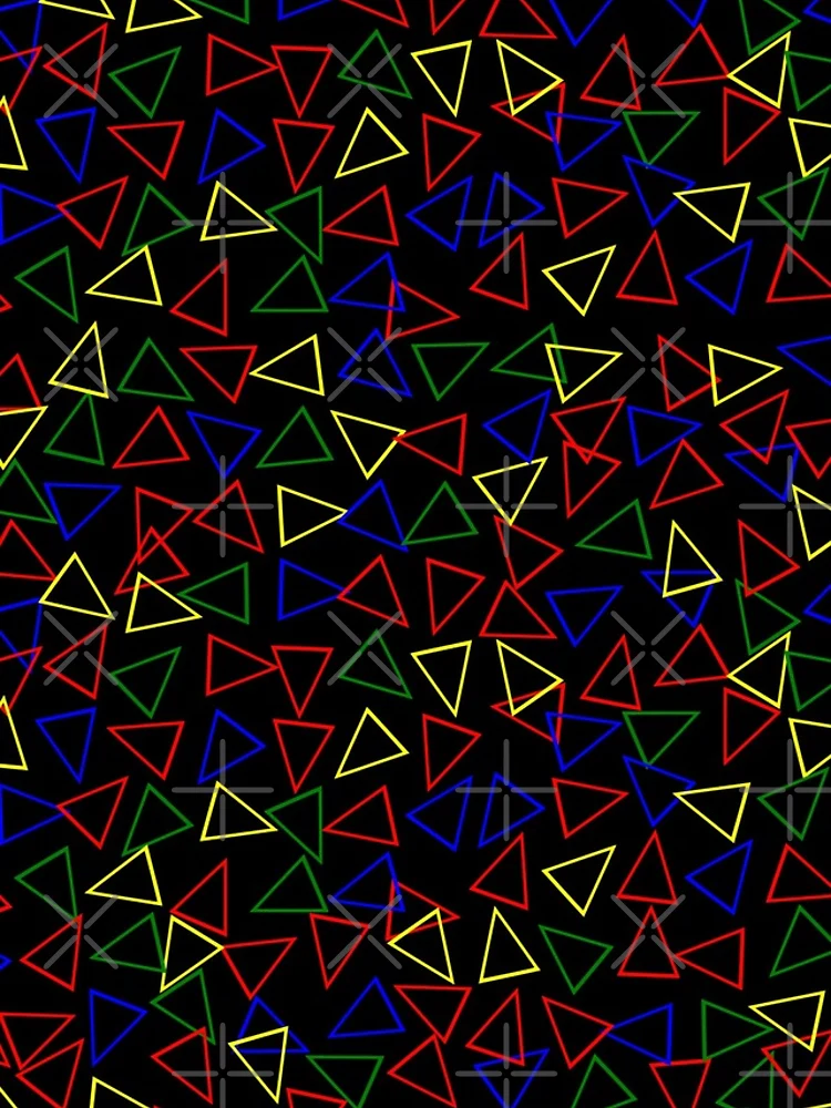 Thumbnail 4 of 4, iPhone Case, Color Triangles designed and sold by EmblemThreads.