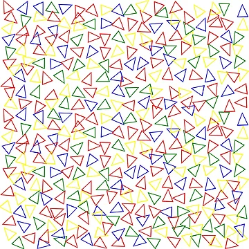 Artwork thumbnail, Color Triangles by EmblemThreads