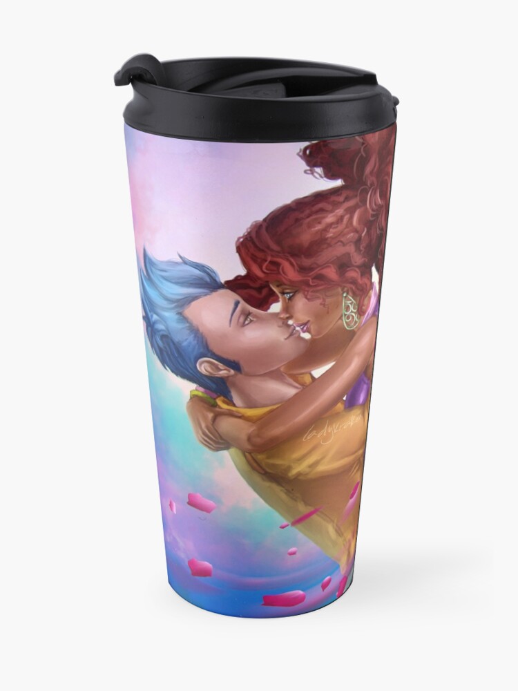 Alternate view of Springtime love Travel Mug