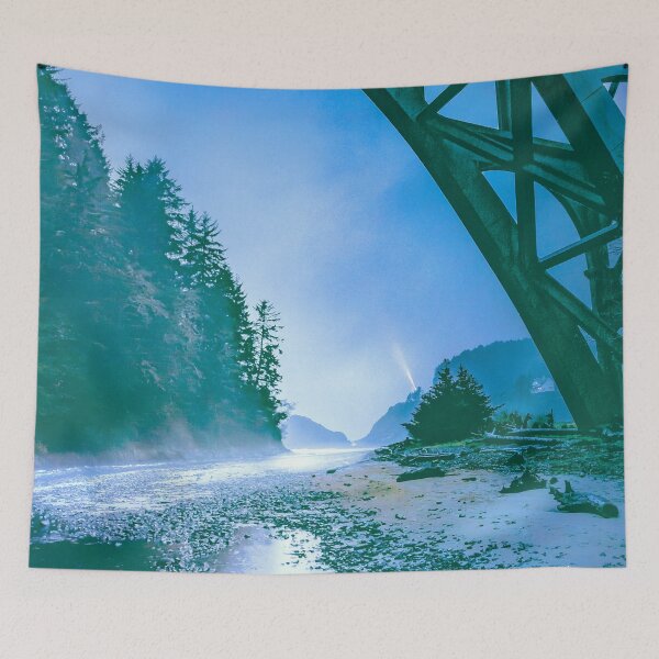 Item preview, Ocean - Fog Under the Beach Bridge designed and sold by artcascadia.