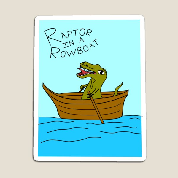 Item preview, Raptor In A Rowboat designed and sold by Turlguy.