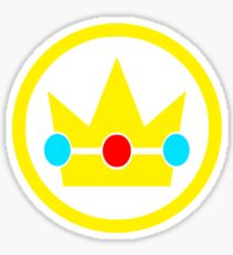Princess Peach Crown Stickers | Redbubble