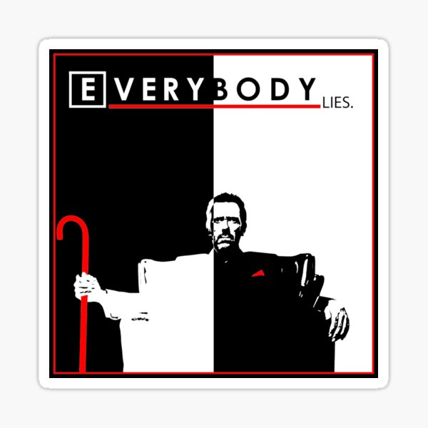 Jeder lügt Sticker