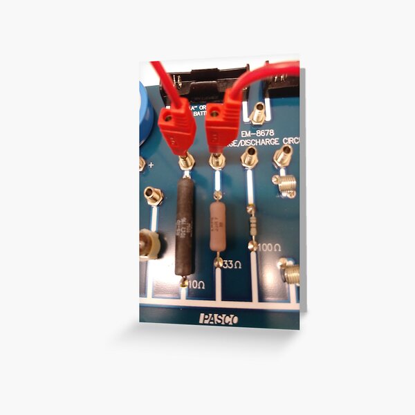 #Electricity, #Electrical #connector Greeting Card
