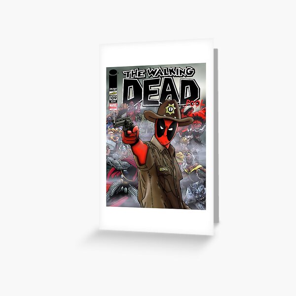 Le Deadpool Marche Carte de vœux