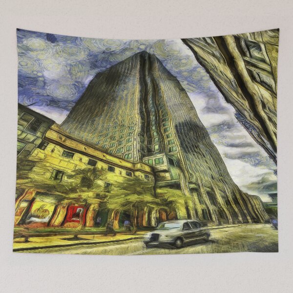 Item preview, Canary Wharf London Van Gogh designed and sold by Londonimages.