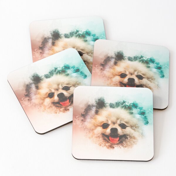 Item preview, Pomeranian Painting designed and sold by artworkbyrihen.