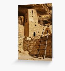 Cliff Palace Tower at Mesa Verde NHS Greeting Card