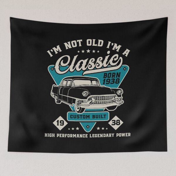 Item preview, I'm Not Old I'm a Classic 1938 80th Birthday design designed and sold by inspiredtrend.