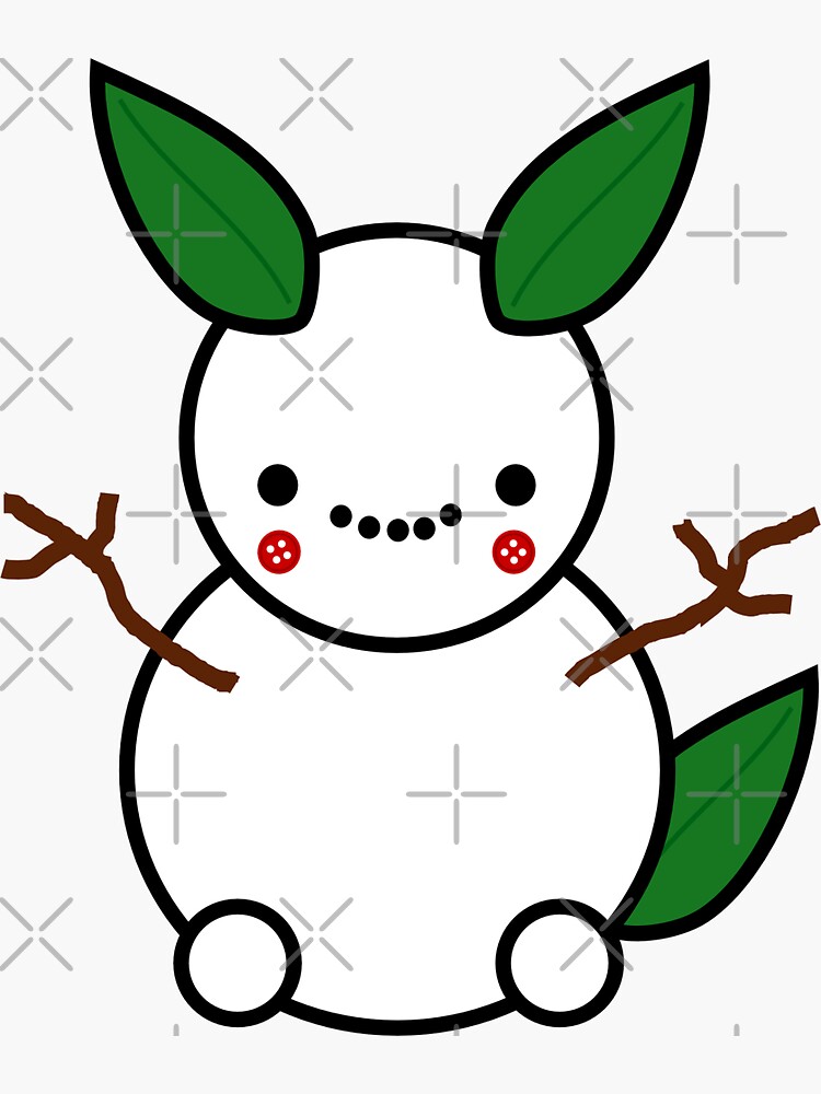 Snowman Pikachu Pokemon Card" Sticker for Sale by hellohappy | Redbubble