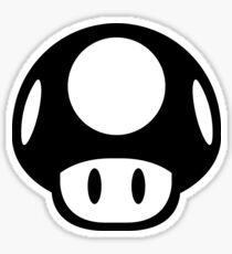 Super Mario Bros. Symbol - Super Smash Bros. (schwarz) Sticker