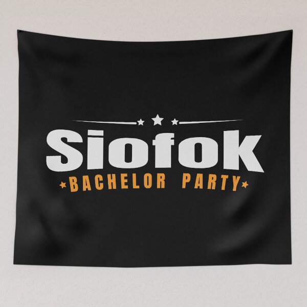 Item preview, Bachelor Party Shirt Siofok Pre Wedding Celebration Tee designed and sold by haselshirt.