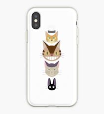 THE CATS OF STUDIO GHIBLI iPhone Case