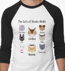 THE CATS OF STUDIO GHIBLI Men's Baseball ¾ T-Shirt