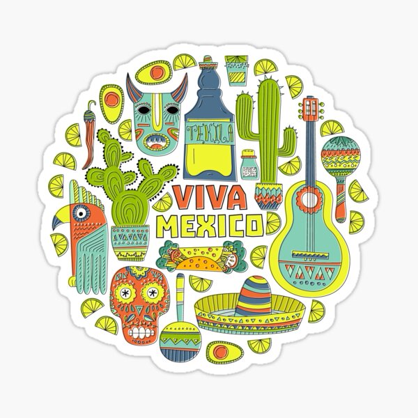 Viva Mexico Sticker