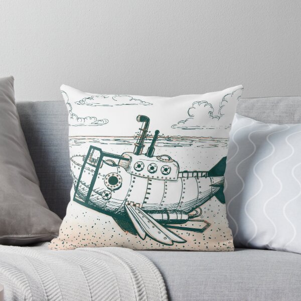 Item preview, Submarine Whale designed and sold by AdamSanfordArt.