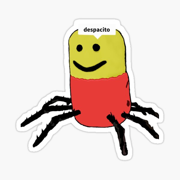 Despacito Spider Sticker By Tsarcomics Redbubble