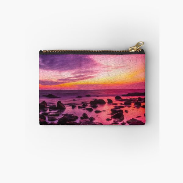 Item preview, Sunset Beach Oil Painting designed and sold by MysticMagpie.