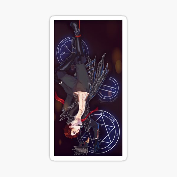 The hanged man Sticker