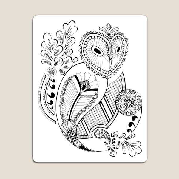 Item preview, Paisley Owl designed and sold by laurelhach.