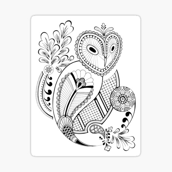 Item preview, Paisley Owl designed and sold by laurelhach.
