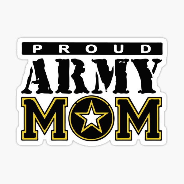 Download Proud Army Mom Sticker By Jaylajones Redbubble