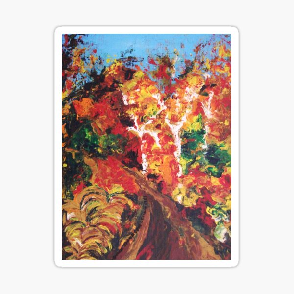 Mysterious Woods by Suzanne Marie Leclair Sticker