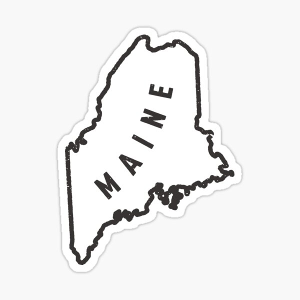 Maine Sticker Multiple Sizes Available Maine Decal