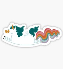Pegatina Unicorn fart
