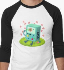 Flowers for BMO Baseball ¾ Sleeve T-Shirt