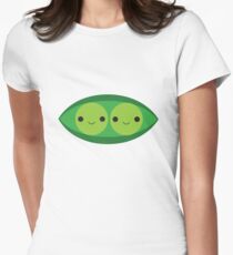 Two Peas in a Pod Women's Fitted T-Shirt