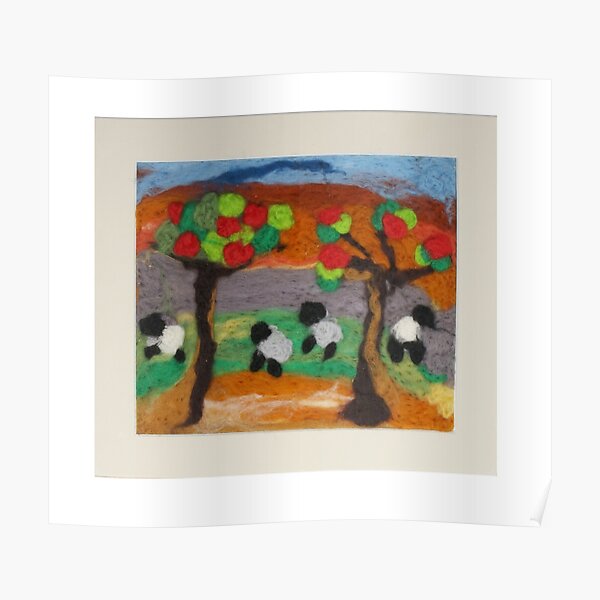 Sheep travel mug Poster