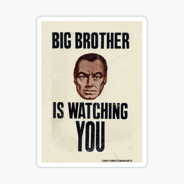 Verleiden bewondering Ongewijzigd Big Brother Is Watching You Stickers for Sale | Redbubble