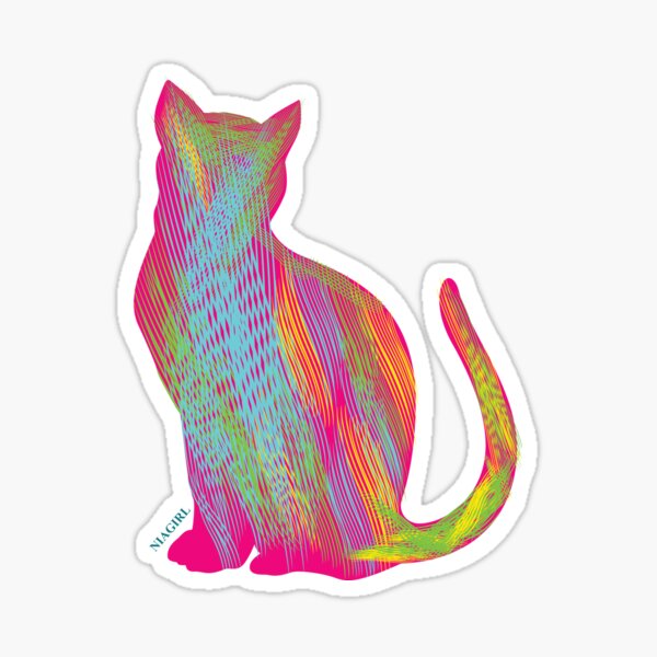 Cat-titude Sticker