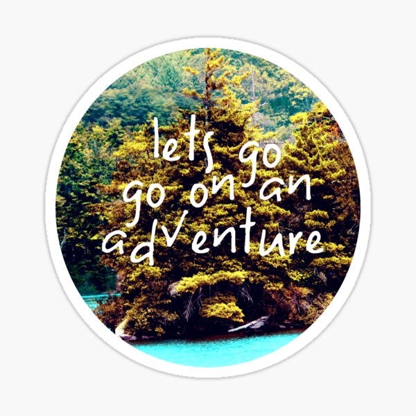 Lets Go Sticker