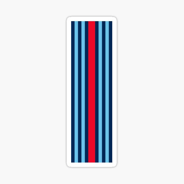 Single Martini stripe Sticker
