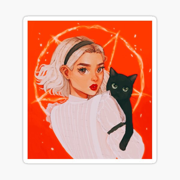 the teenage witch Sticker