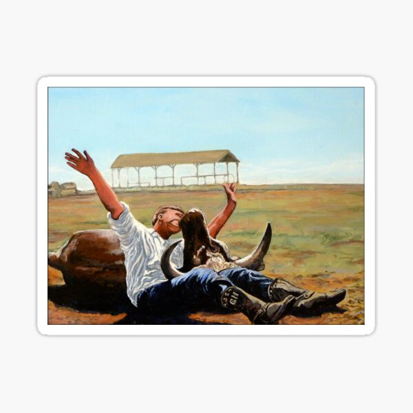 Bucky Get the Bull Sticker
