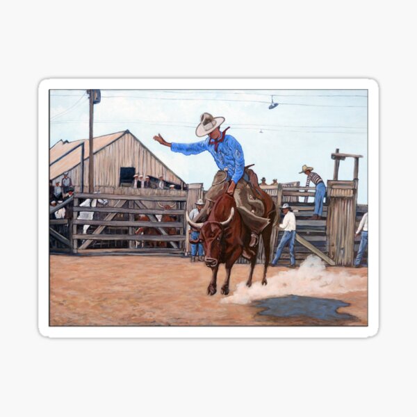 Ride 'em Cowboy Sticker