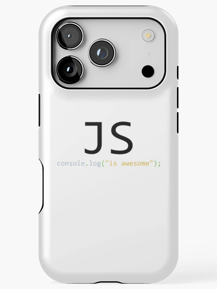 Thumbnail 1 of 4, iPhone Case, JavaScript is awesome designed and sold by Evelyusstuff.