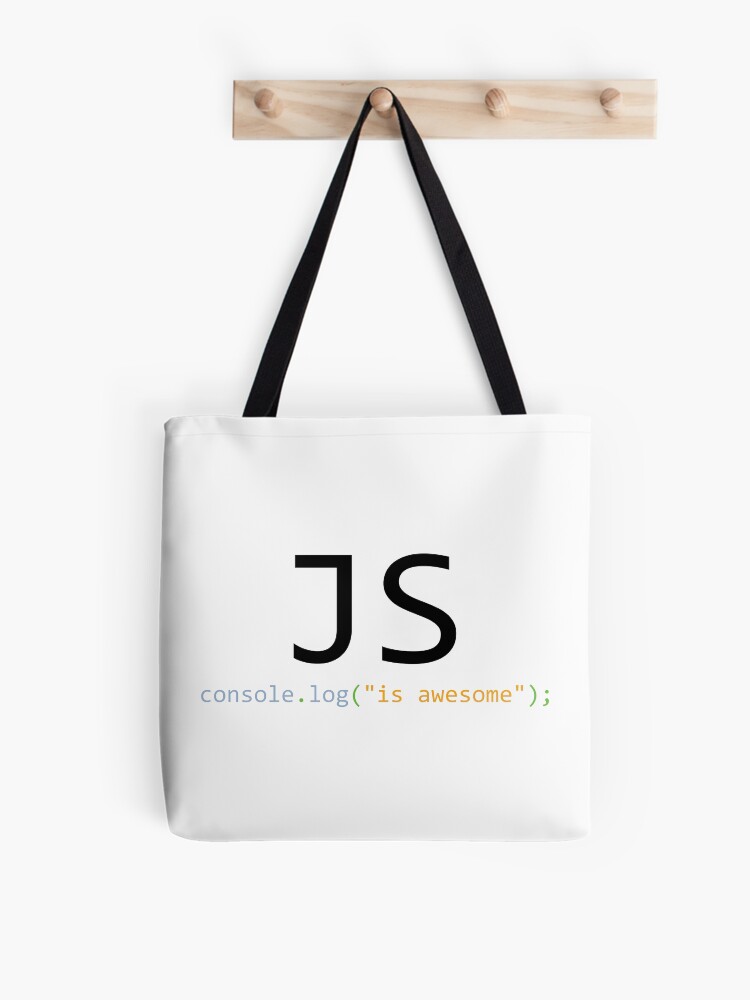 Thumbnail 1 of 2, Tote Bag, JavaScript is awesome designed and sold by Evelyusstuff.