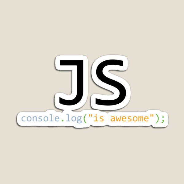 Aperçu de l'œuvre JavaScript is awesome créée et vendue par Evelyusstuff.