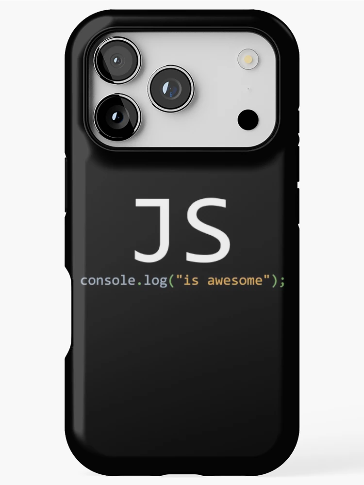 Thumbnail 1 of 4, iPhone Case, JavaScript is awesome designed and sold by Evelyusstuff.