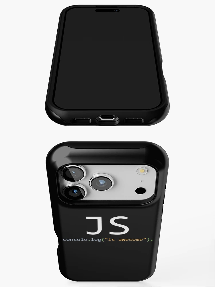 Thumbnail 3 of 4, iPhone Case, JavaScript is awesome designed and sold by Evelyusstuff.