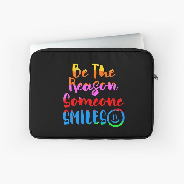 Item preview, Be The Reason Someone Smiles Inspirational Rainbow designed and sold by LarkDesigns.