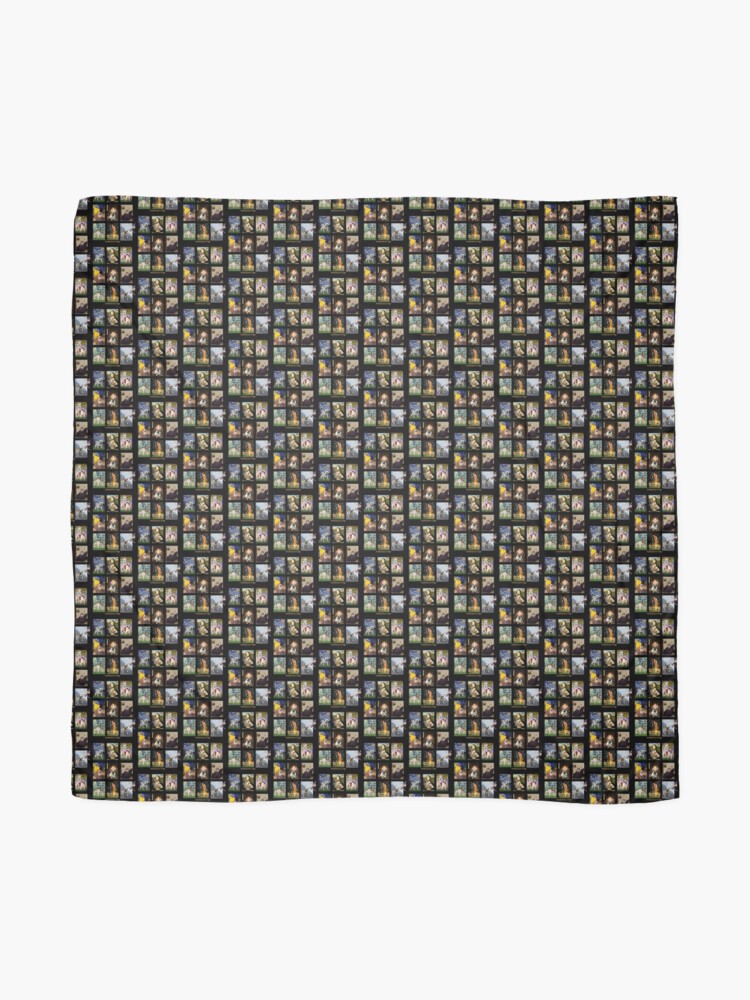 Alternate view of Composite: English Bulldog Inserted into Famous Art Scarf